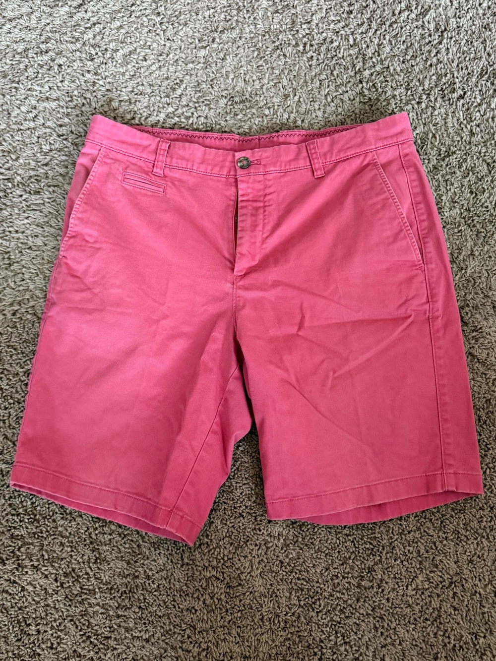johnnie-O Pink Cotton Bermuda Shorts
